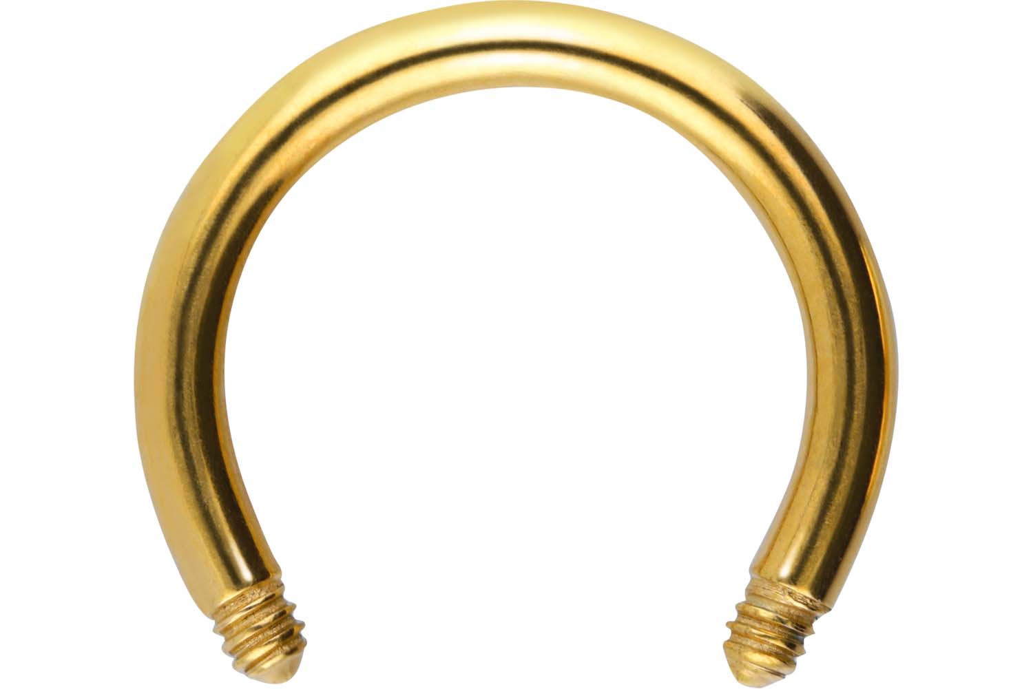 Chirurgenstahl Hufeisenring Piercing ohne Kugeln